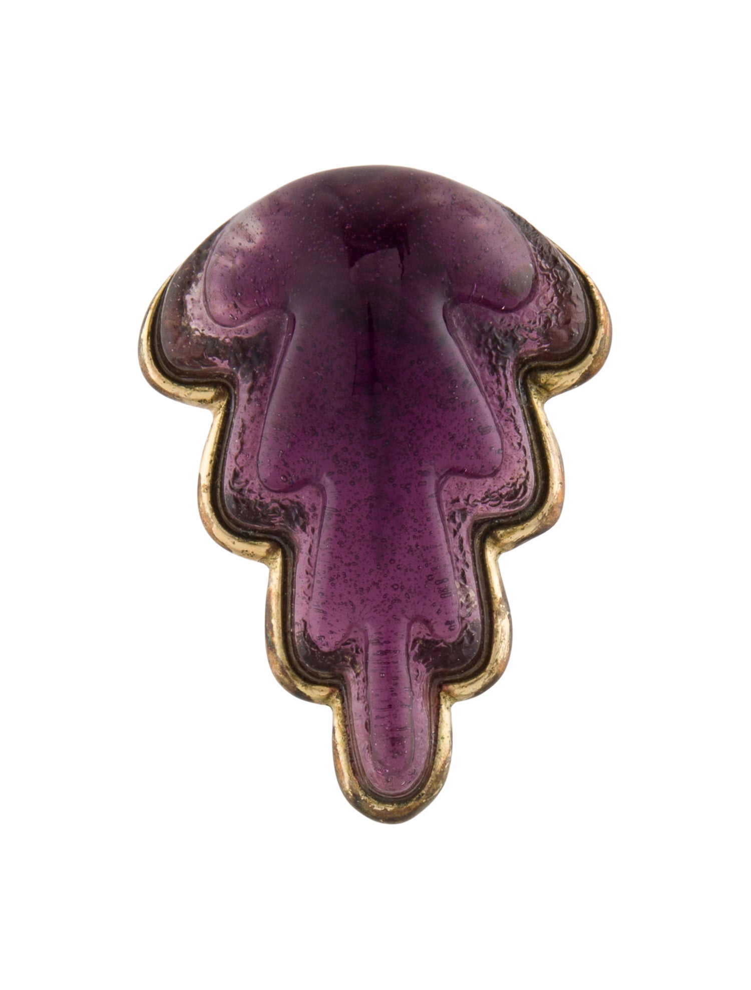 Daum Abstract Glass Pendant