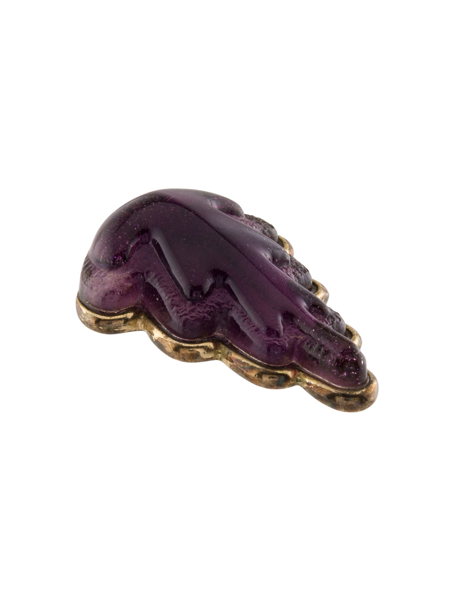 Daum Abstract Glass Pendant