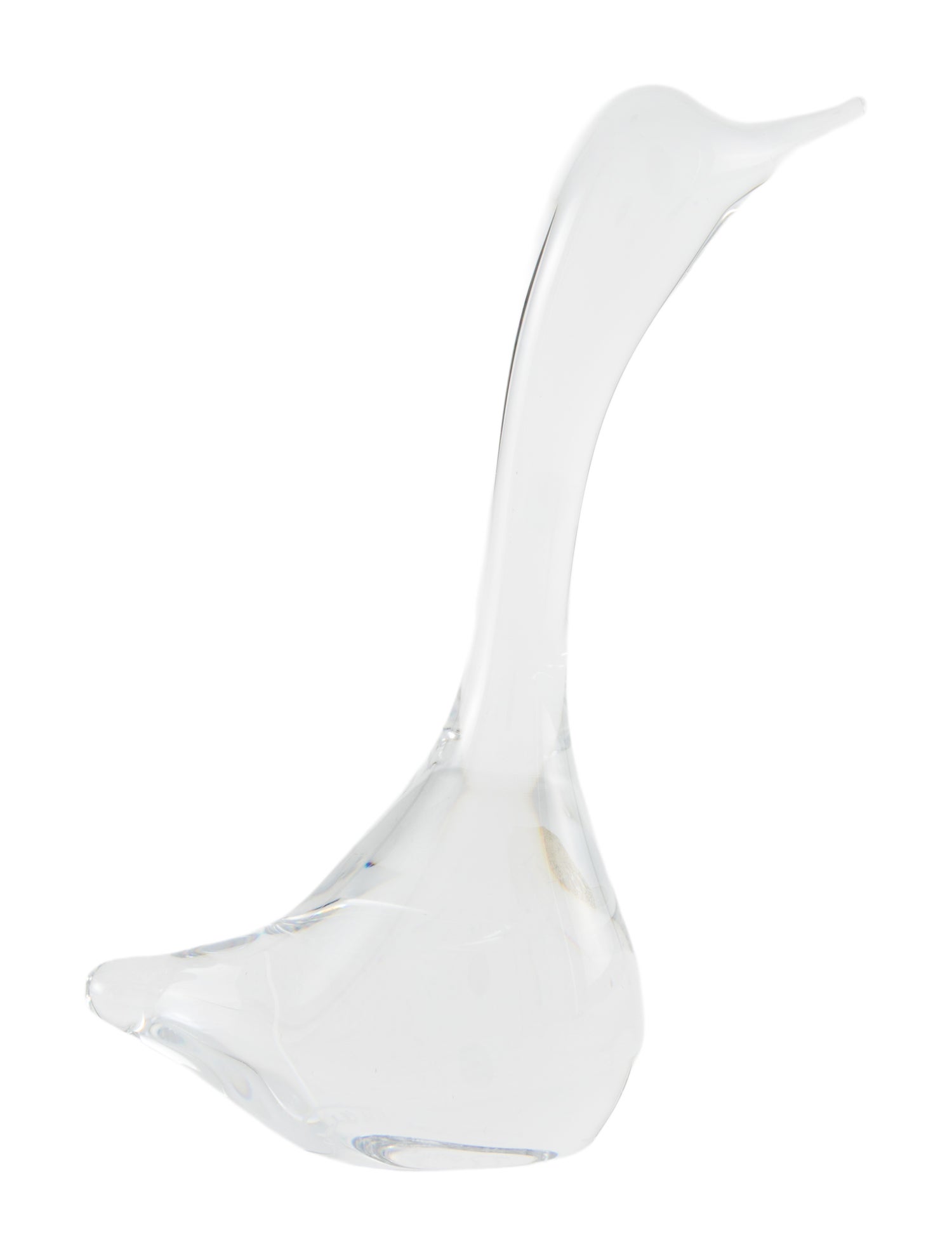 Daum Head Up Swan Figurine