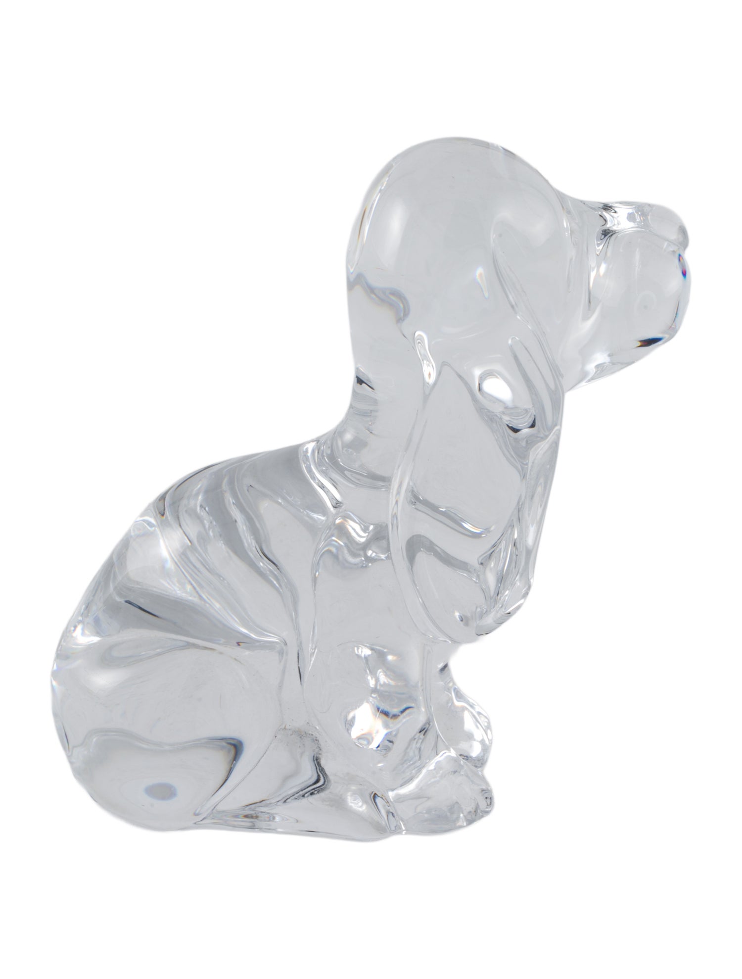 Daum Basset Hound Dog Figurine