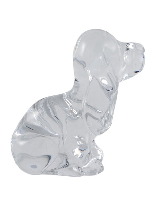 Daum Basset Hound Dog Figurine
