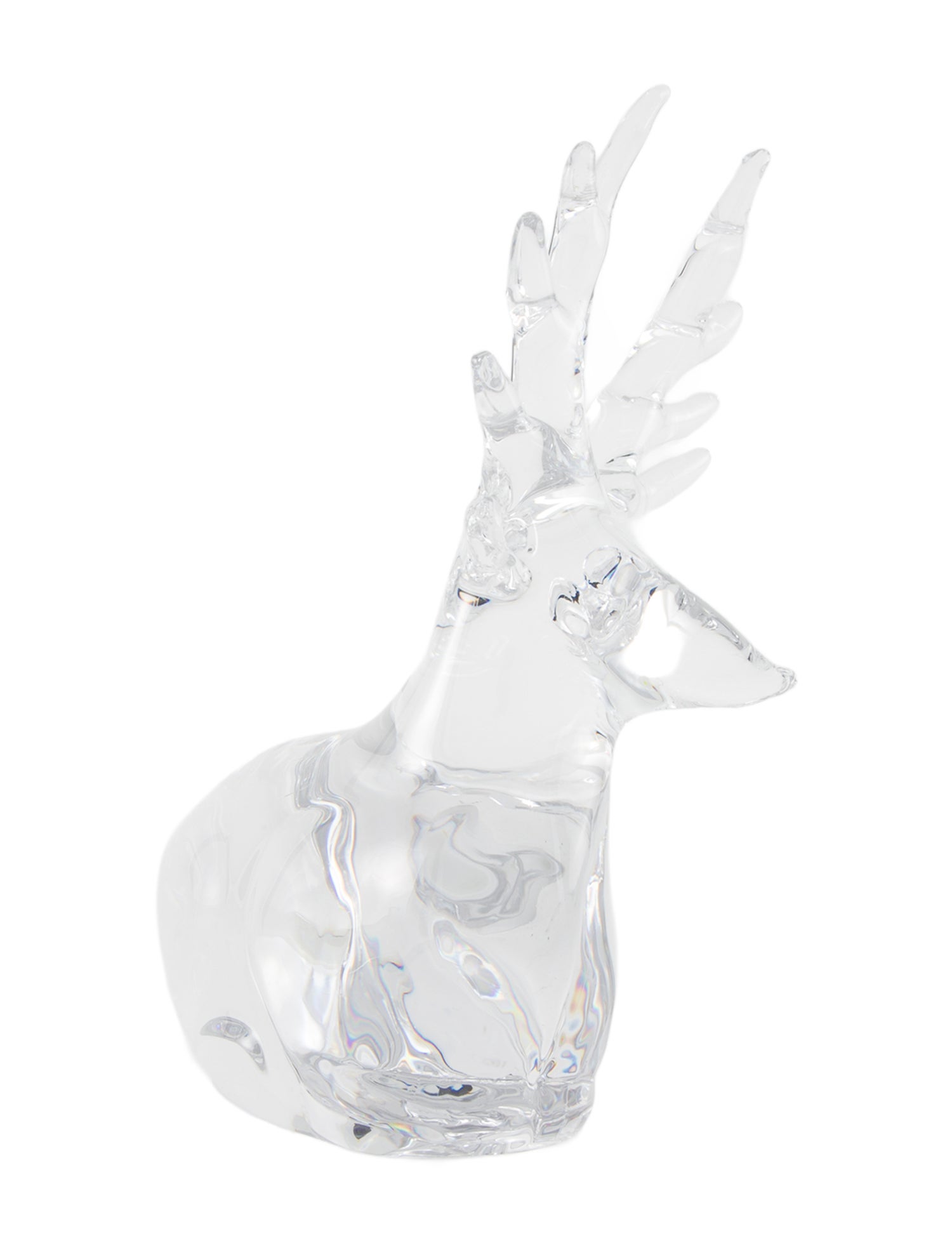 Daum Crystal Elk Figurine