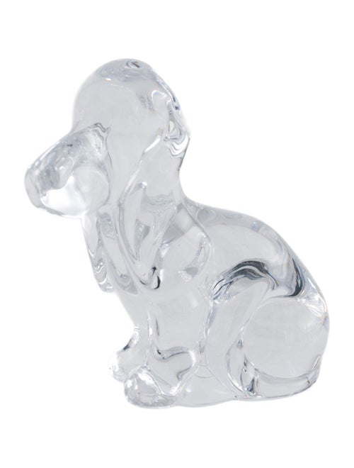 Daum Basset Hound Dog Figurine