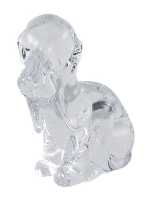Daum Basset Hound Dog Figurine