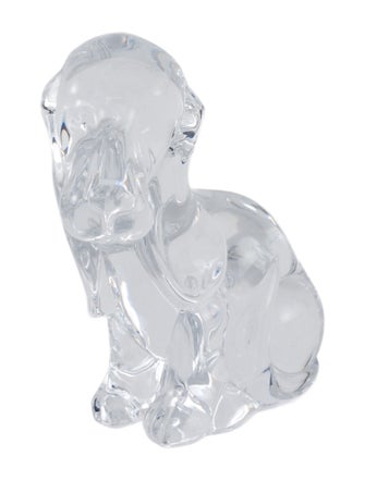 Daum Basset Hound Dog Figurine