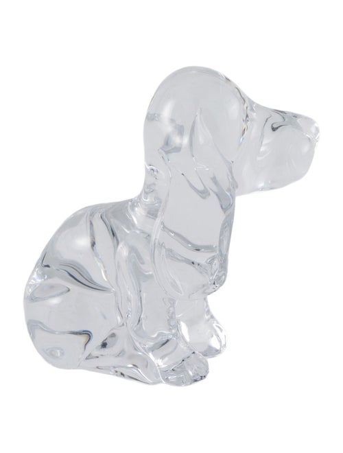 Daum Basset Hound Dog Figurine