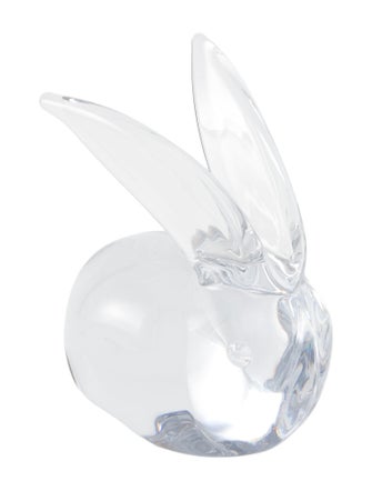 Daum Laying Down Rabbit Figurine