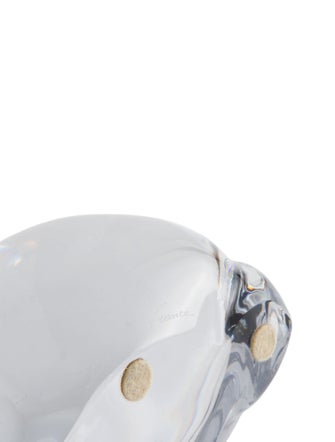 Daum Laying Down Rabbit Figurine