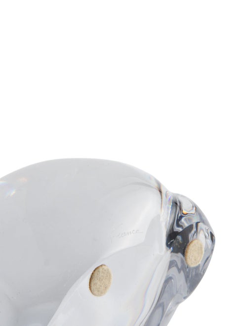 Daum Laying Down Rabbit Figurine