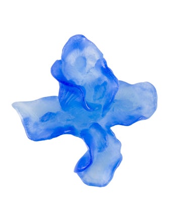 Daum Pate De Verre Fleur Iris