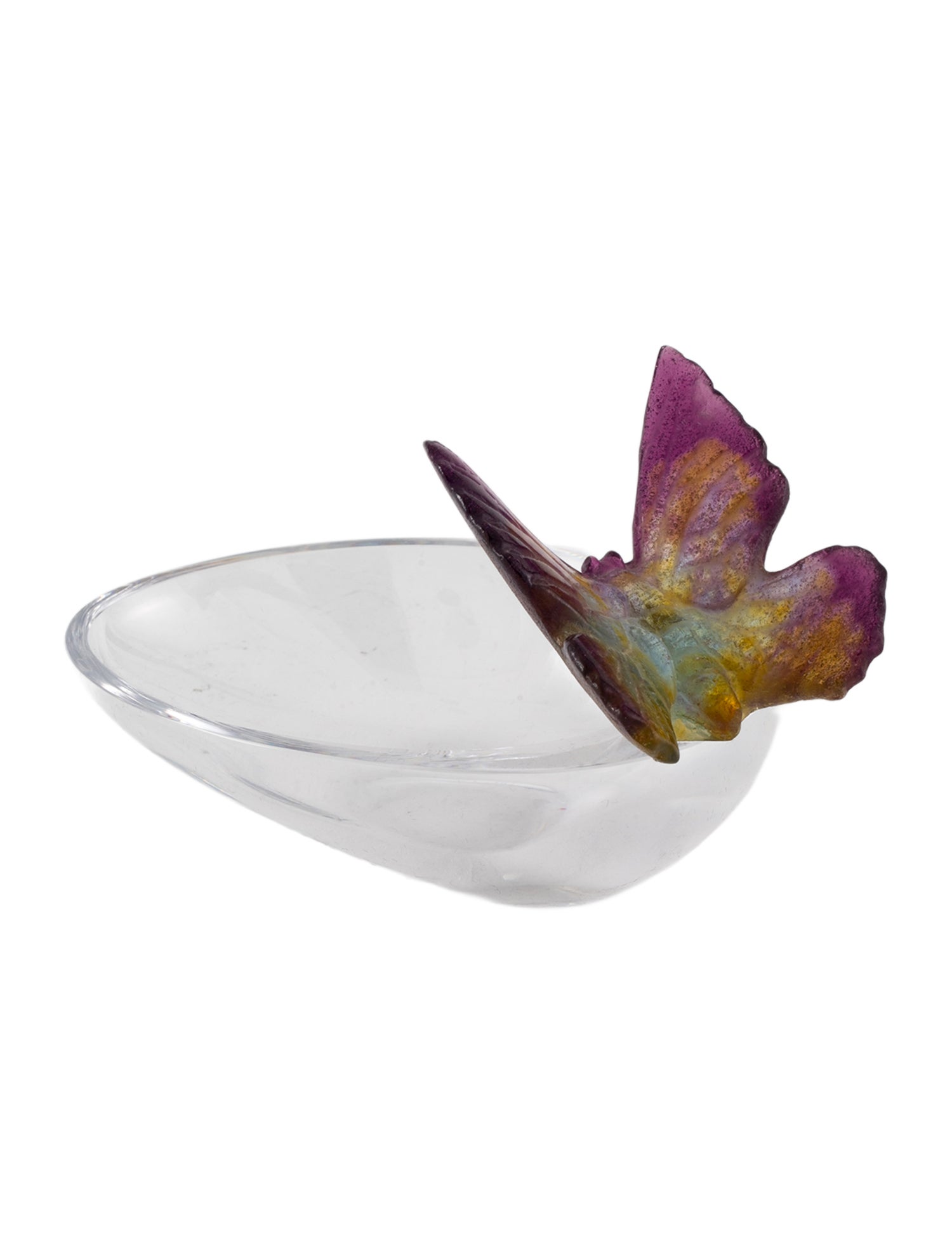 Daum Pâte de Verre Papillon Coupelle