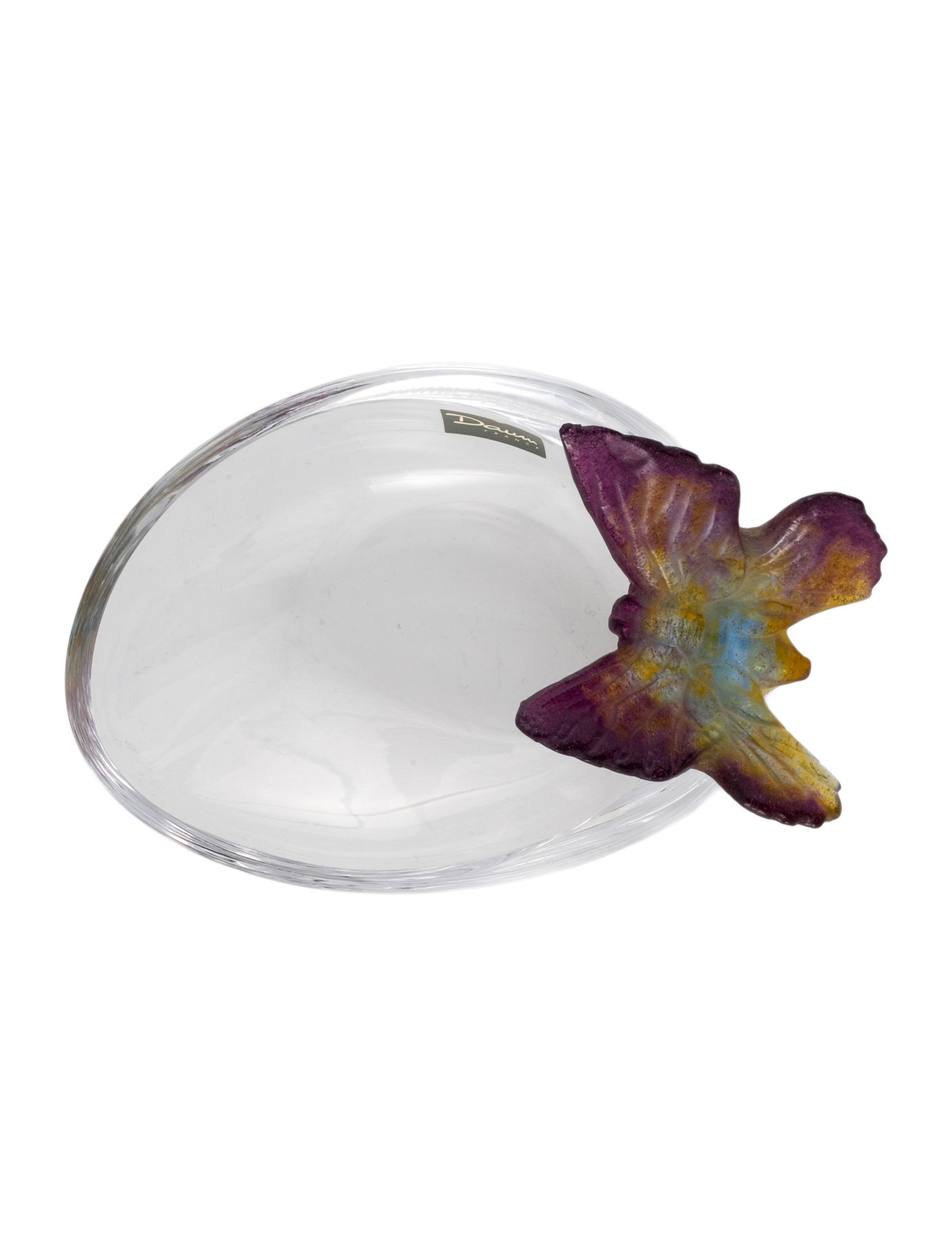 Daum Pâte de Verre Papillon Coupelle
