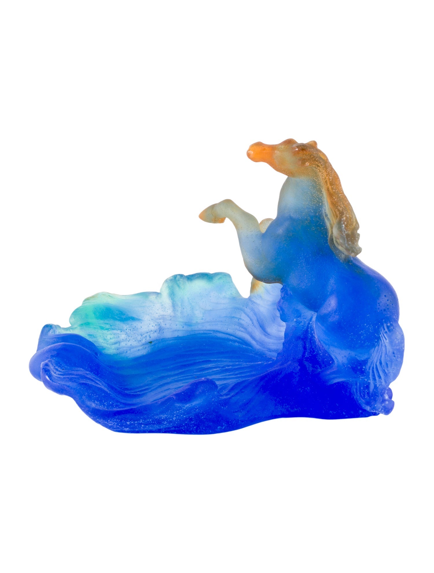 Daum Marly Cheval Pâte de Verre Catchall Dish