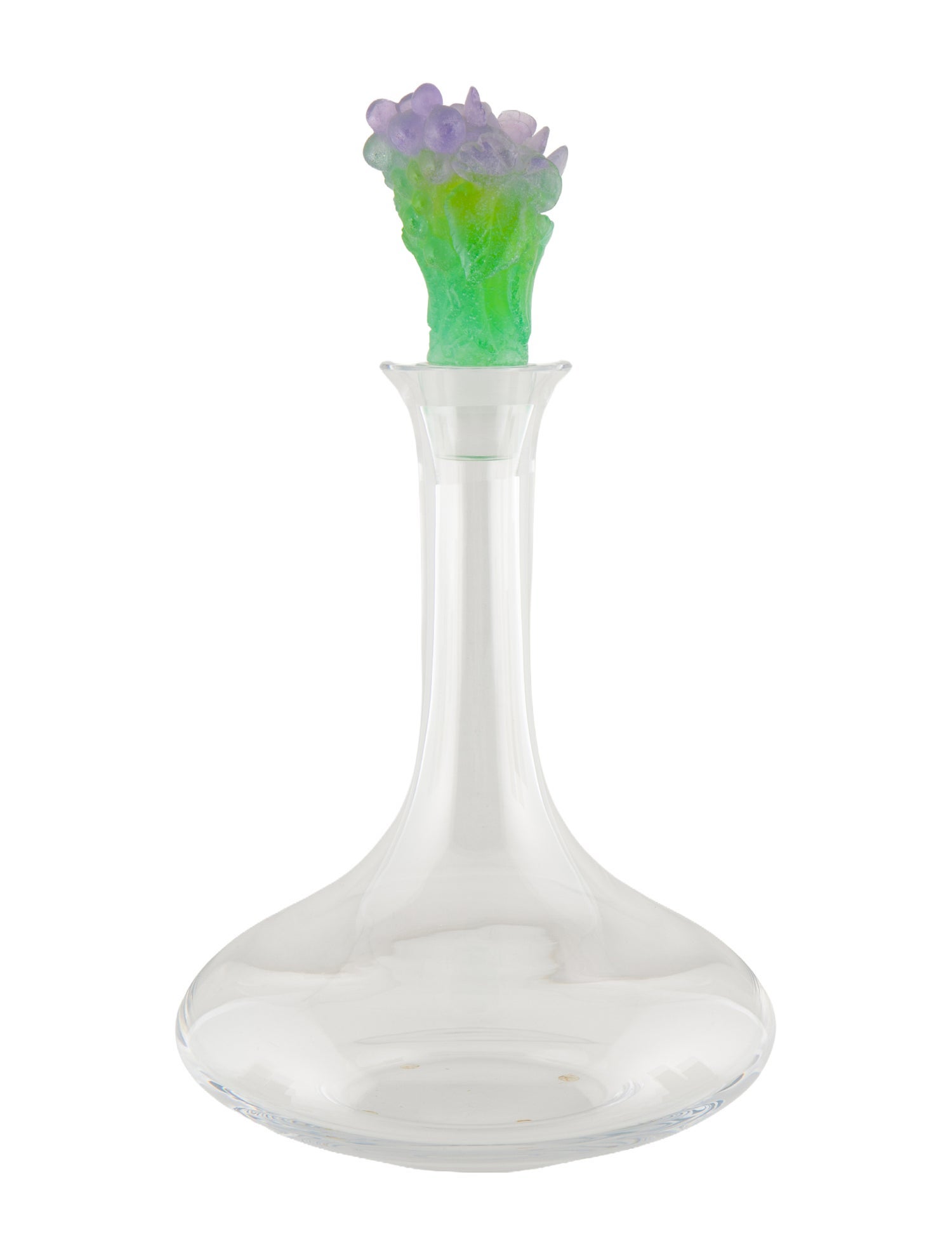Daum Pâte de Verre Grape Decanter