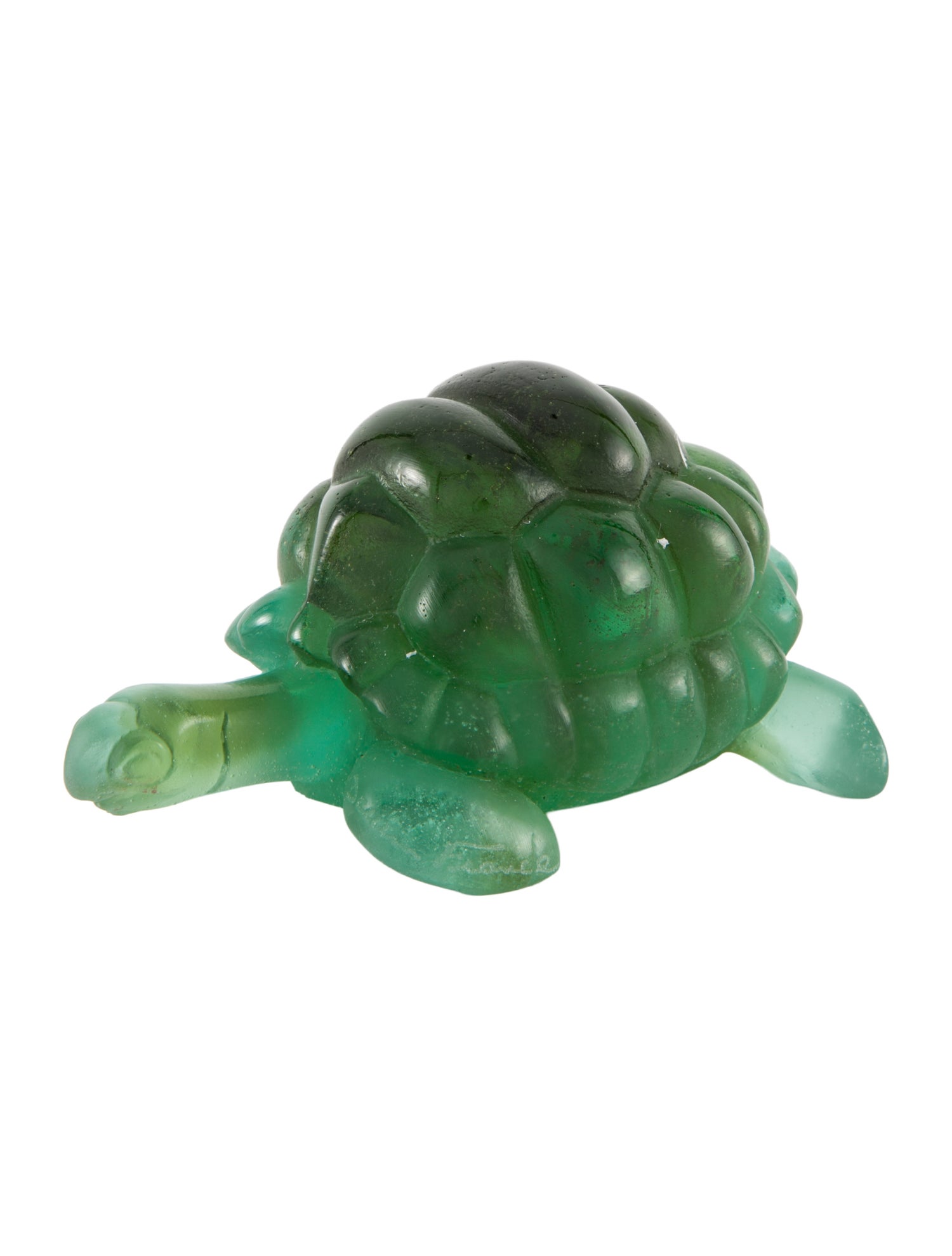 Daum Pâte de Verre Turtle Figurine