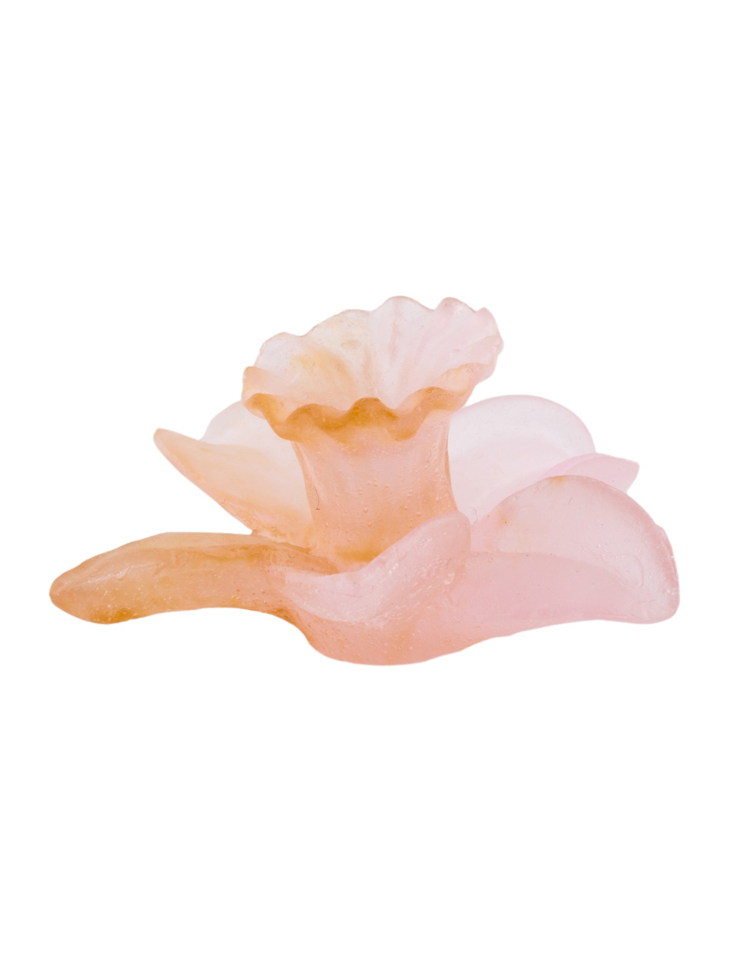 Daum Pâte de Verre Jonquille Flower