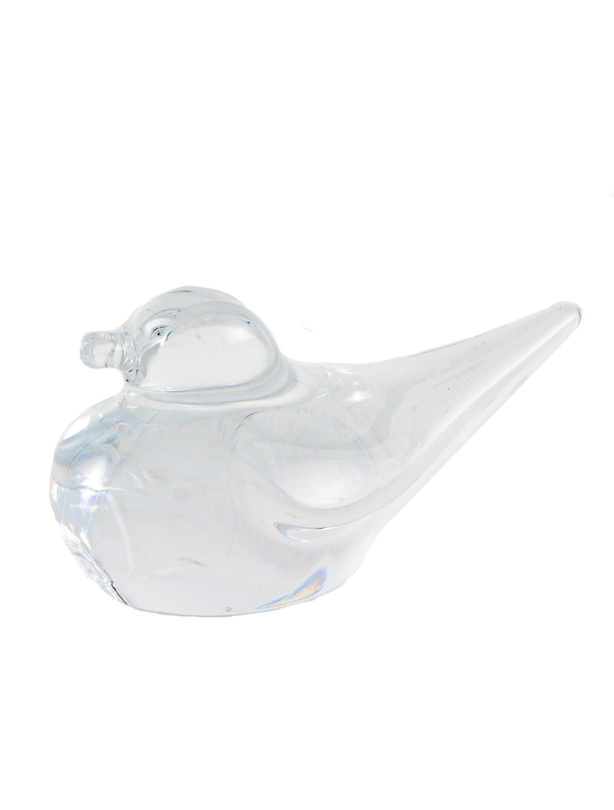 Daum Crystal Bird Figurine