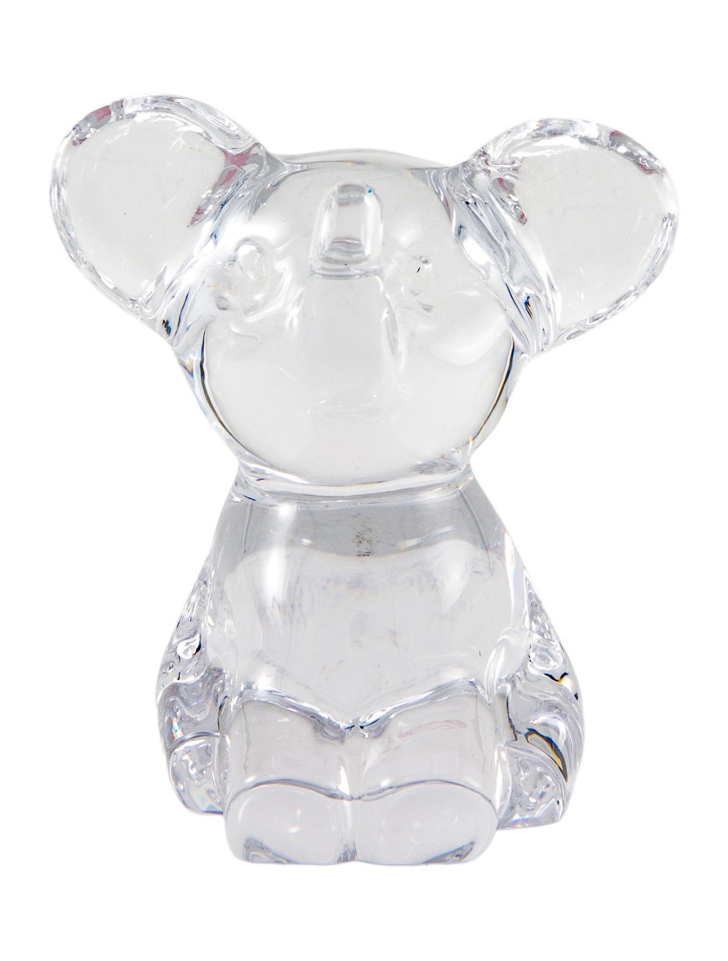 Daum Crystal Elephant Figurine