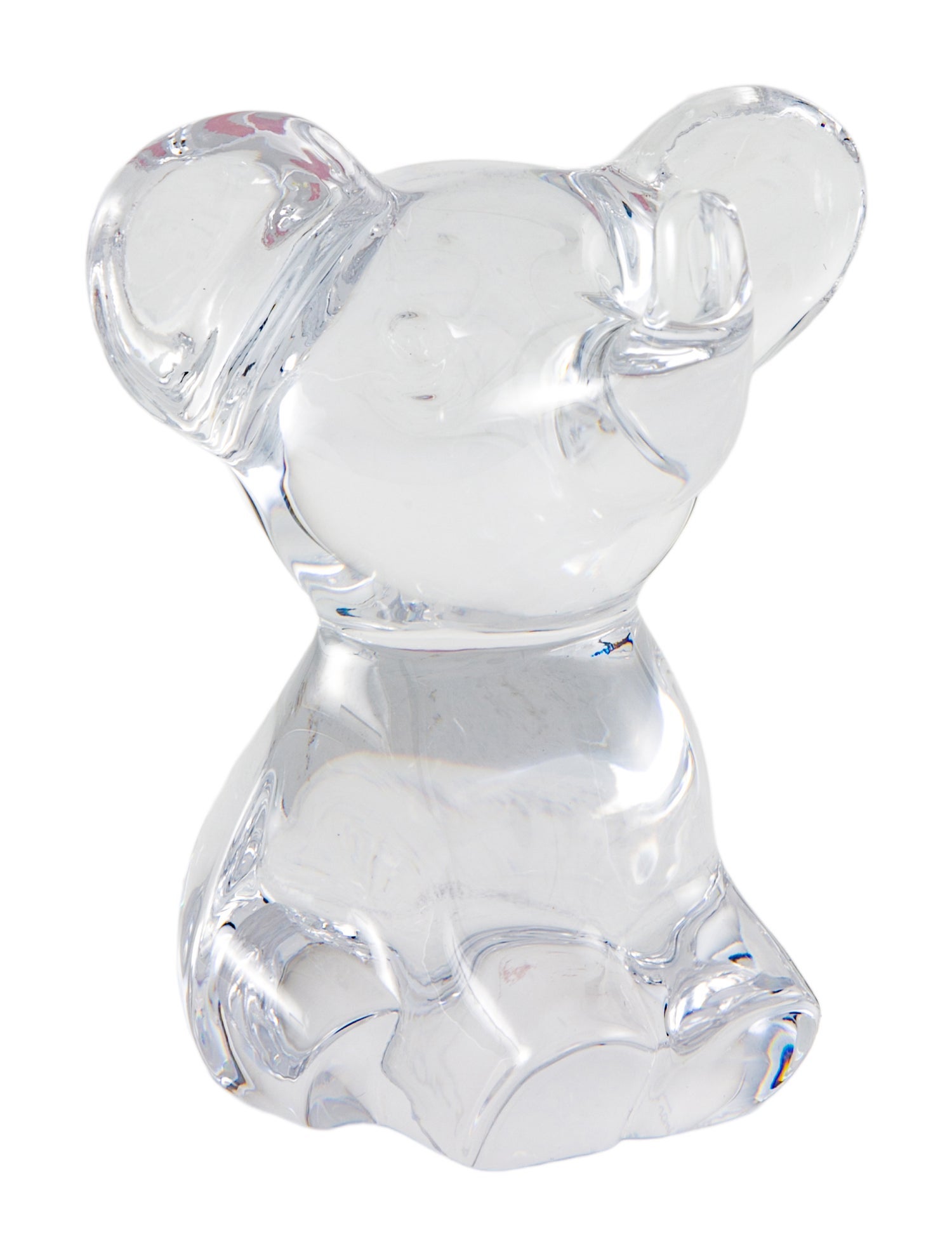 Daum Crystal Elephant Figurine