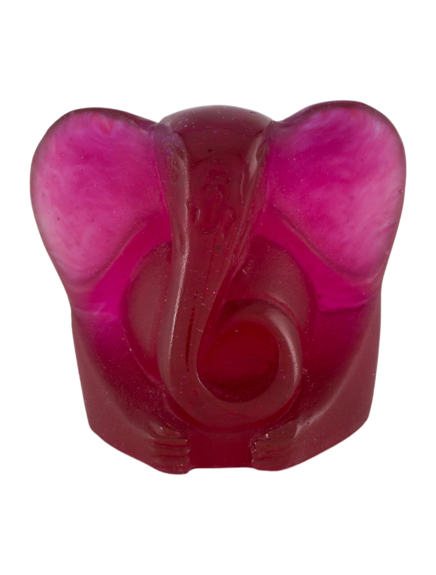 Daum Pate De Verre Mini Elephant