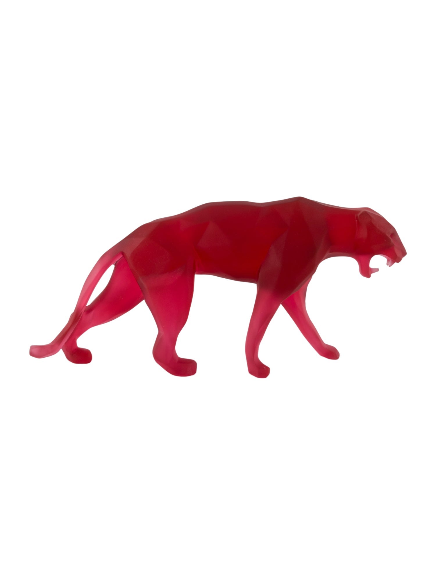 Daum Limited Edition Pate De Verre Panther Figurine