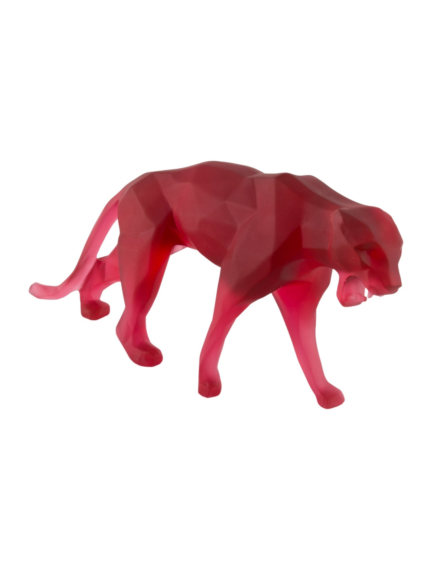 Daum Limited Edition Pate De Verre Panther Figurine