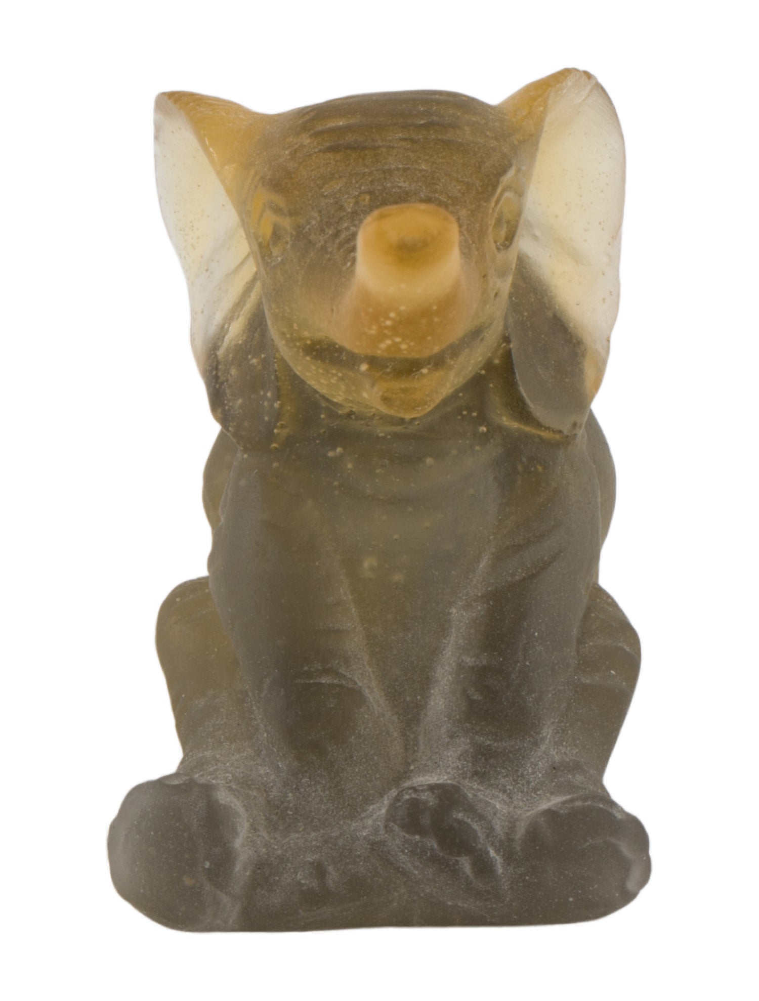 Daum Pate De Verre Mini Elephant