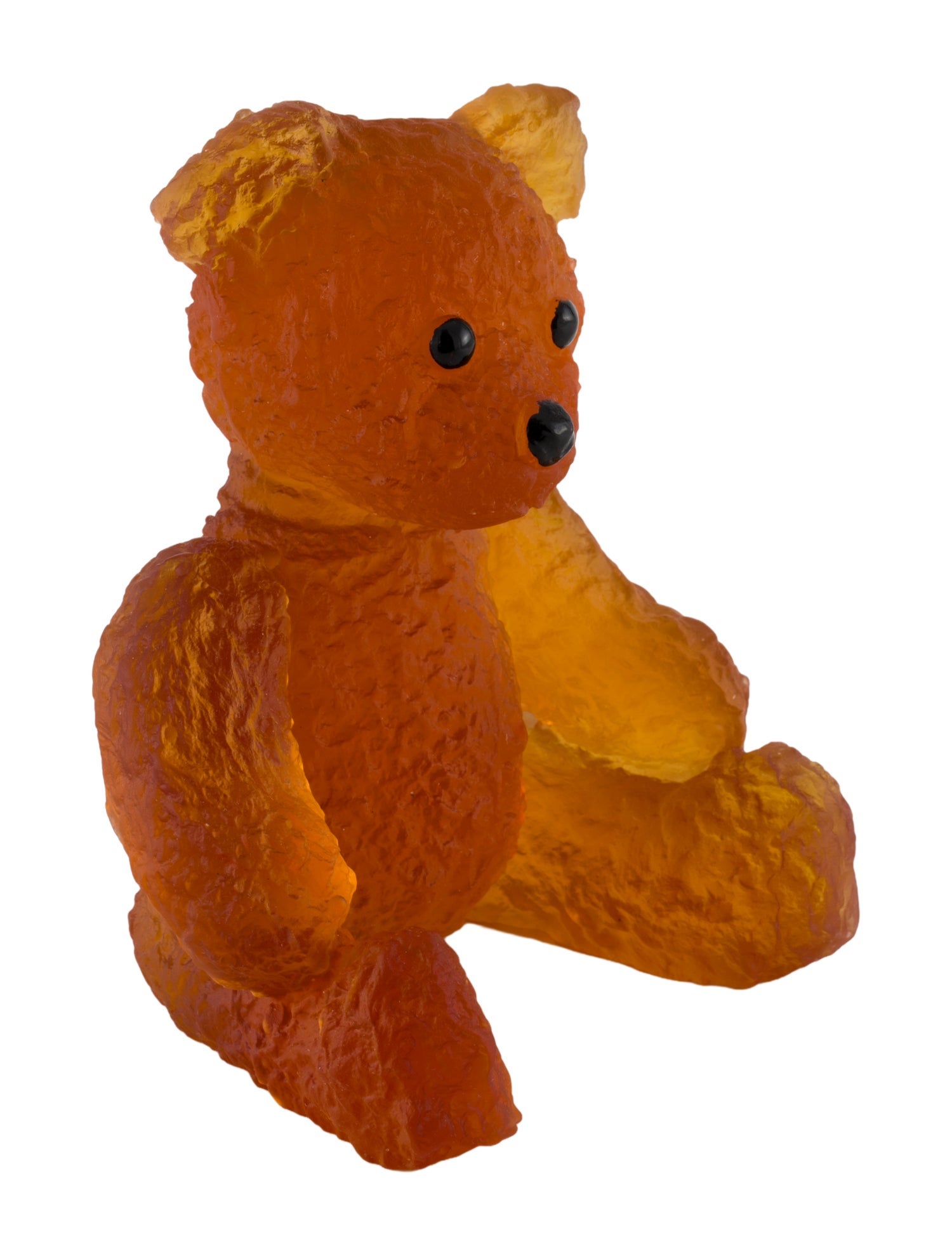 Daum Pâte de Verre Doudours Teddy Bear Figurine