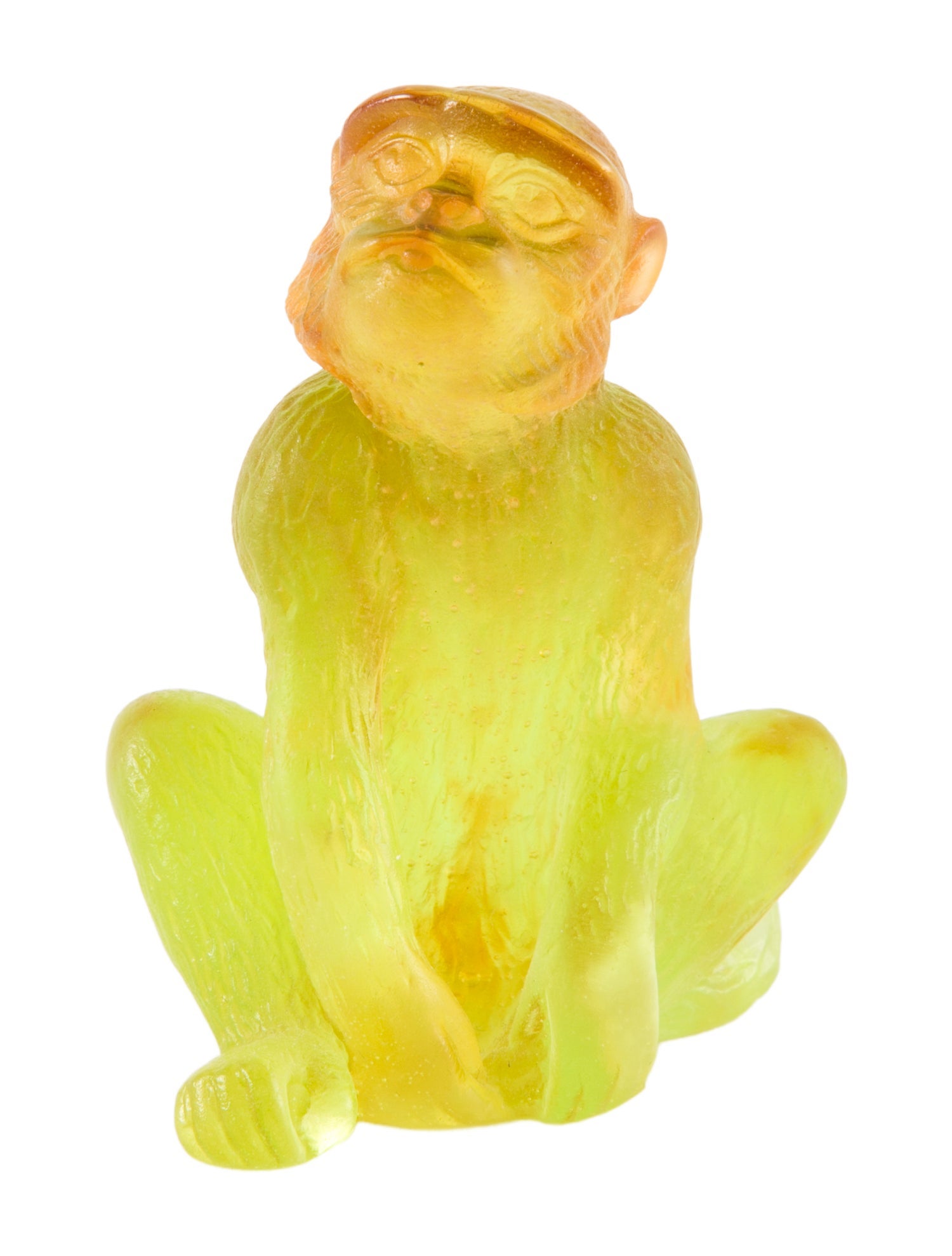 Daum Pate De Verre Crystal Figurine