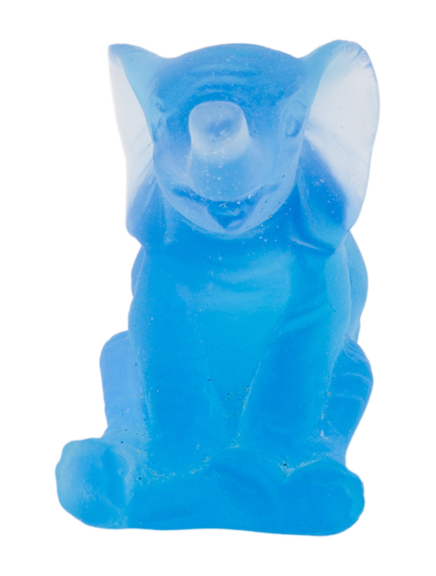 Daum Pate De Verre Mini Crystal Elephant Figurine w/ Tags