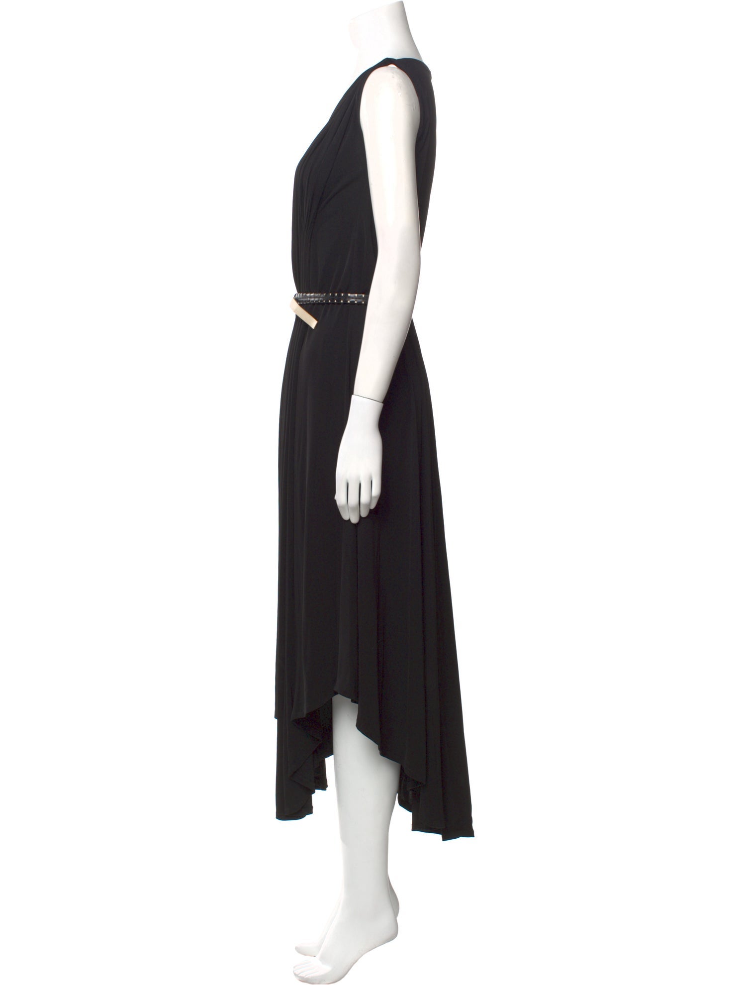 David Szeto V-Neck Long Dress