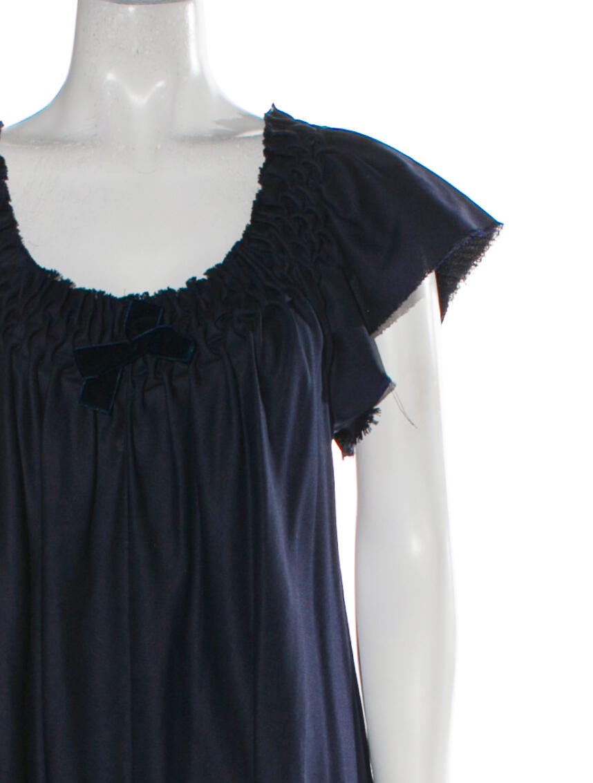 David Szeto Wool Midi Length Dress