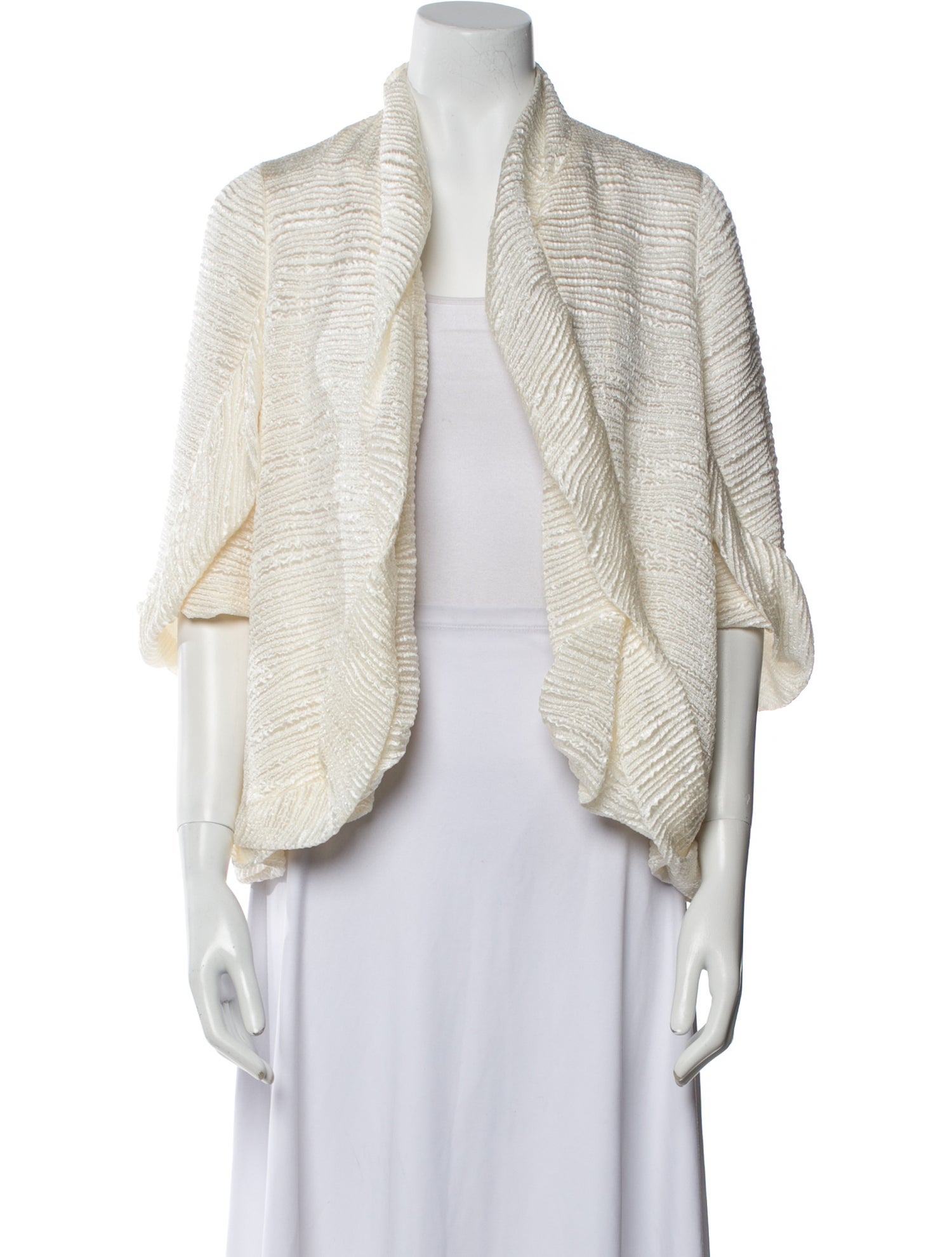 David Szeto Silk Tweed Pattern Jacket