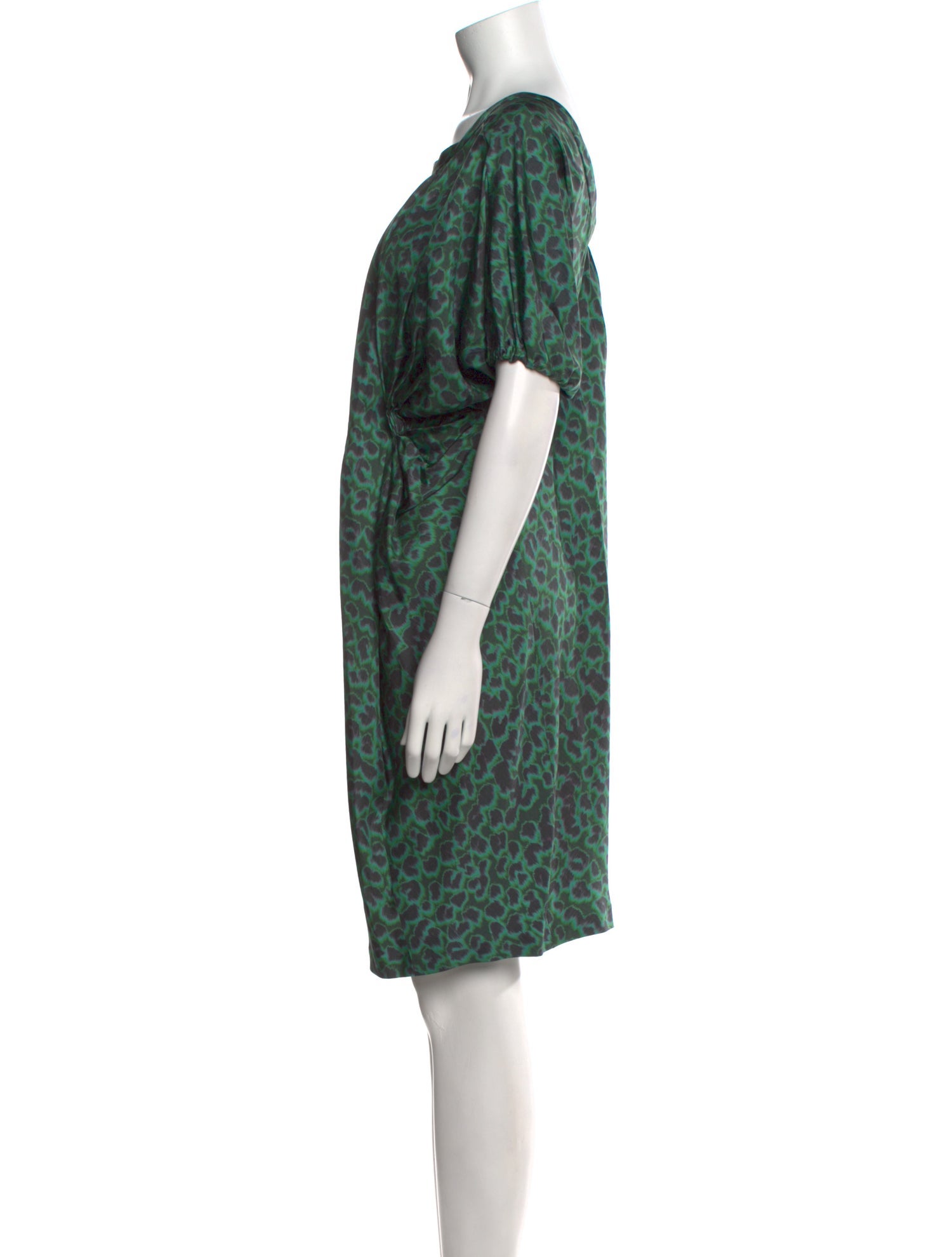 David Szeto Silk Knee-Length Dress