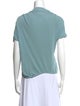 David Szeto V-Neck Short Sleeve Blouse