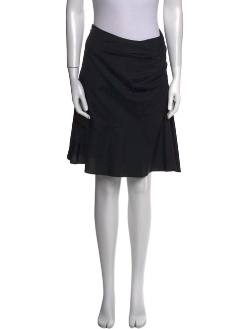 David Szeto Wool Knee-Length Skirt