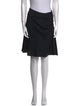 David Szeto Wool Knee-Length Skirt