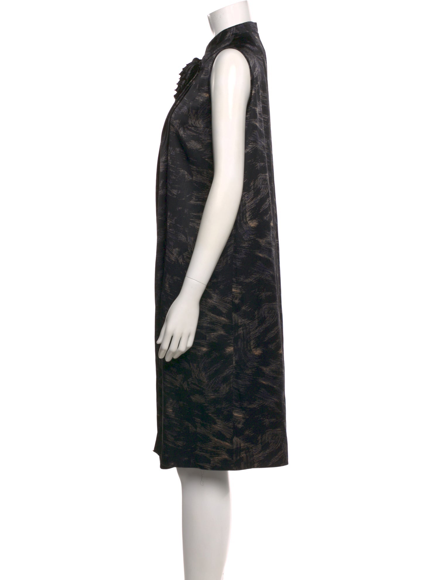 David Szeto Silk Knee-Length Dress