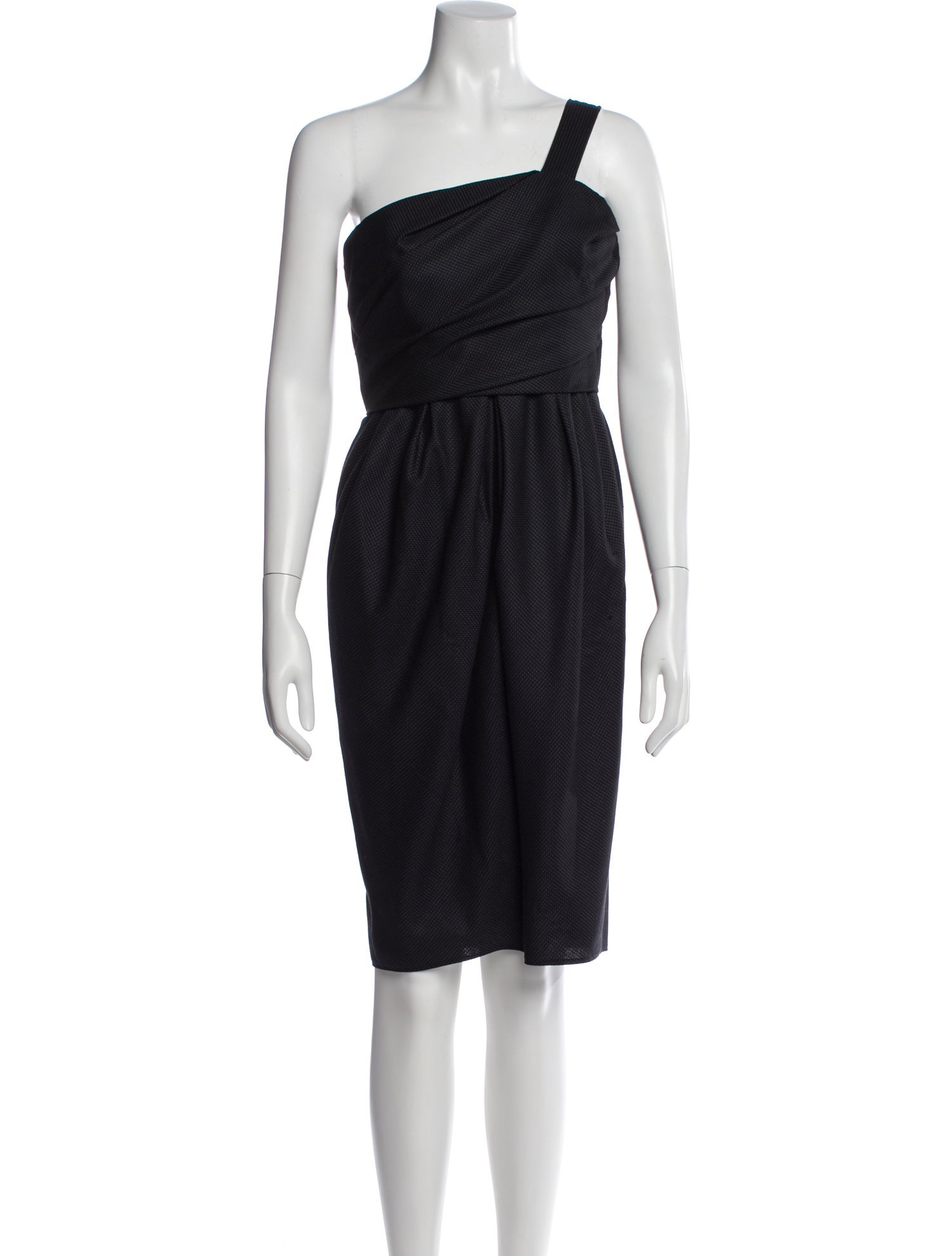 David Szeto Silk Knee-Length Dress