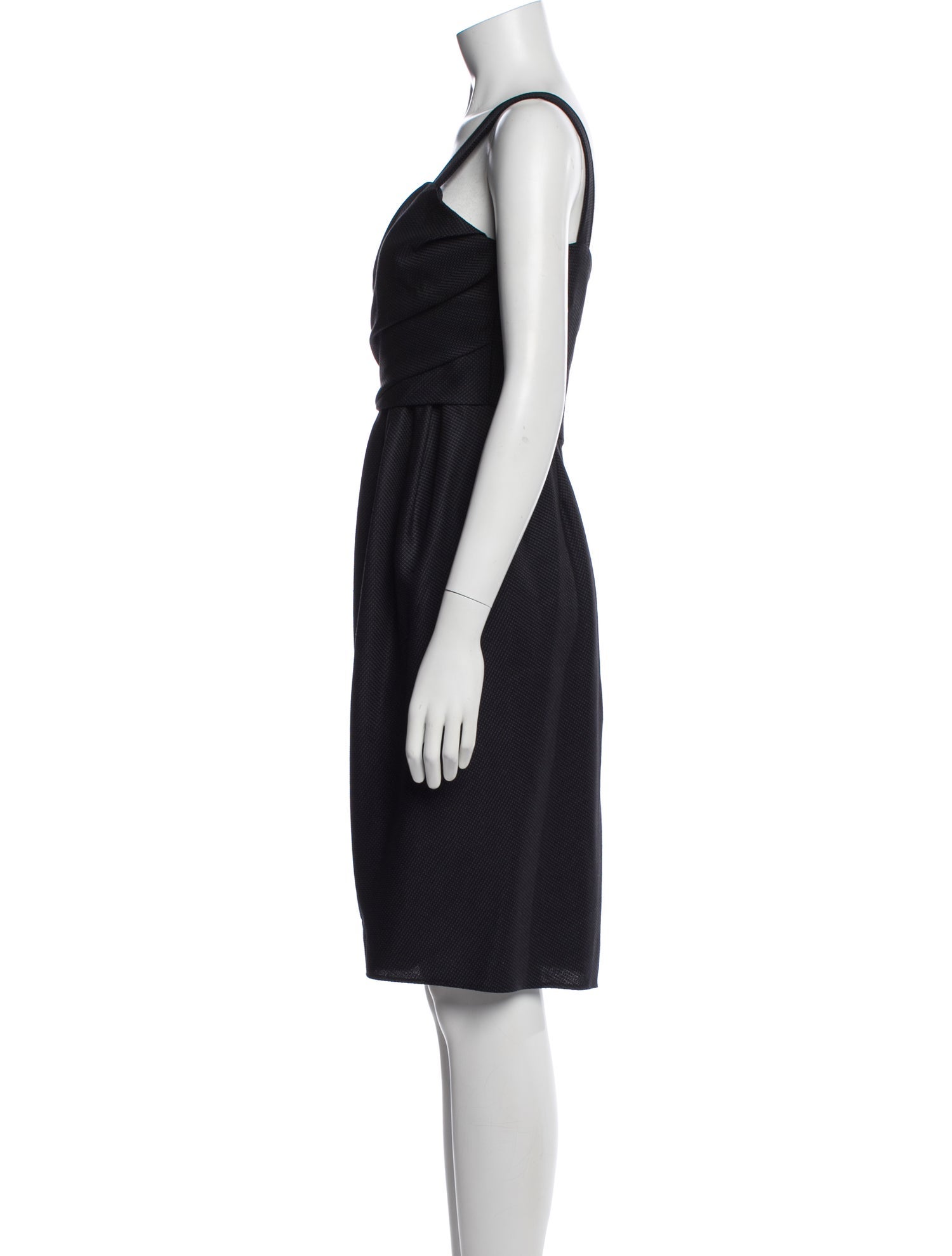 David Szeto Silk Knee-Length Dress
