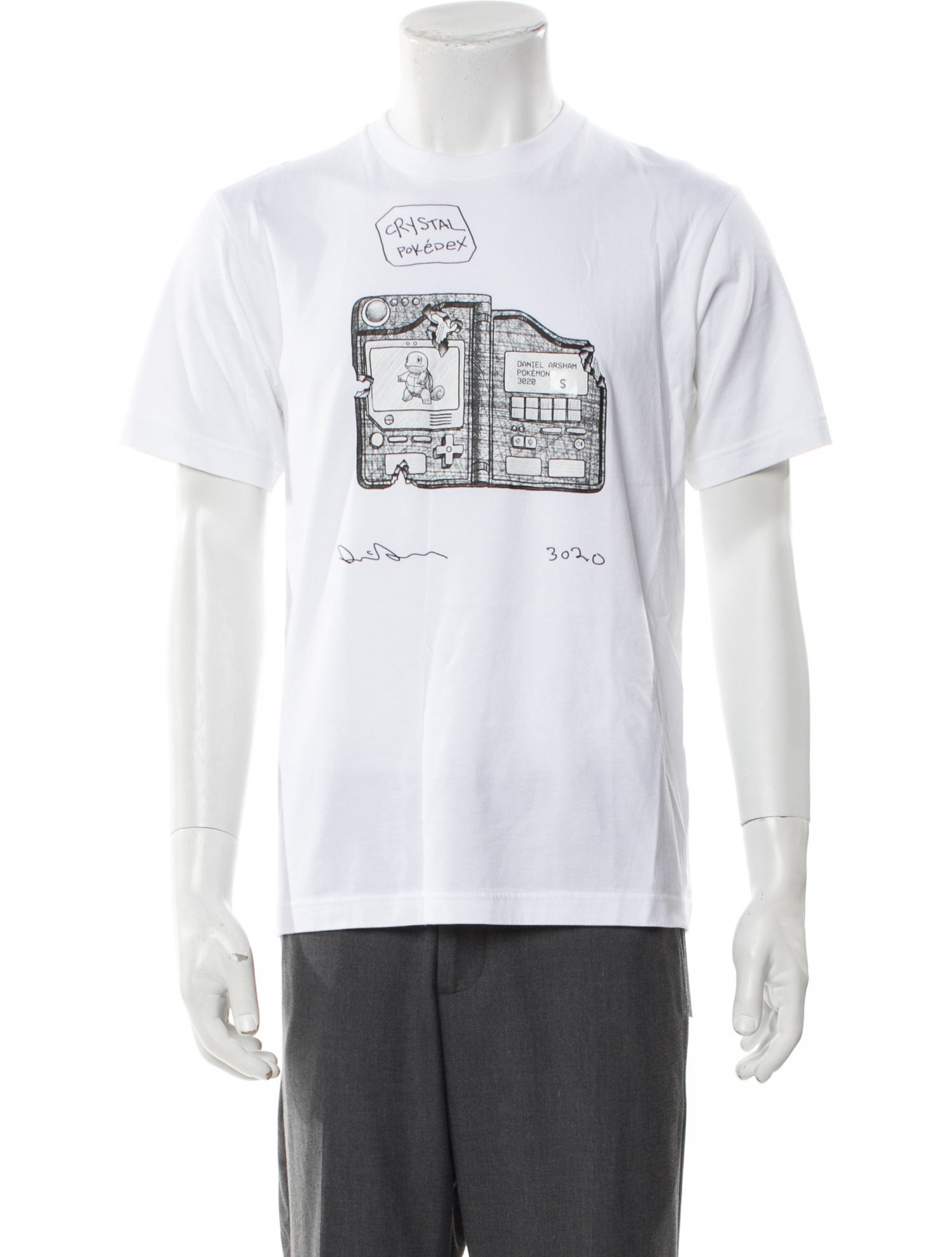 Daniel Arsham x Pokemon Graphic Print Crew Neck T-Shirt w/ Tags