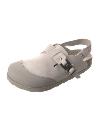 DIOR x Birkenstock Tokio Suede Slippers