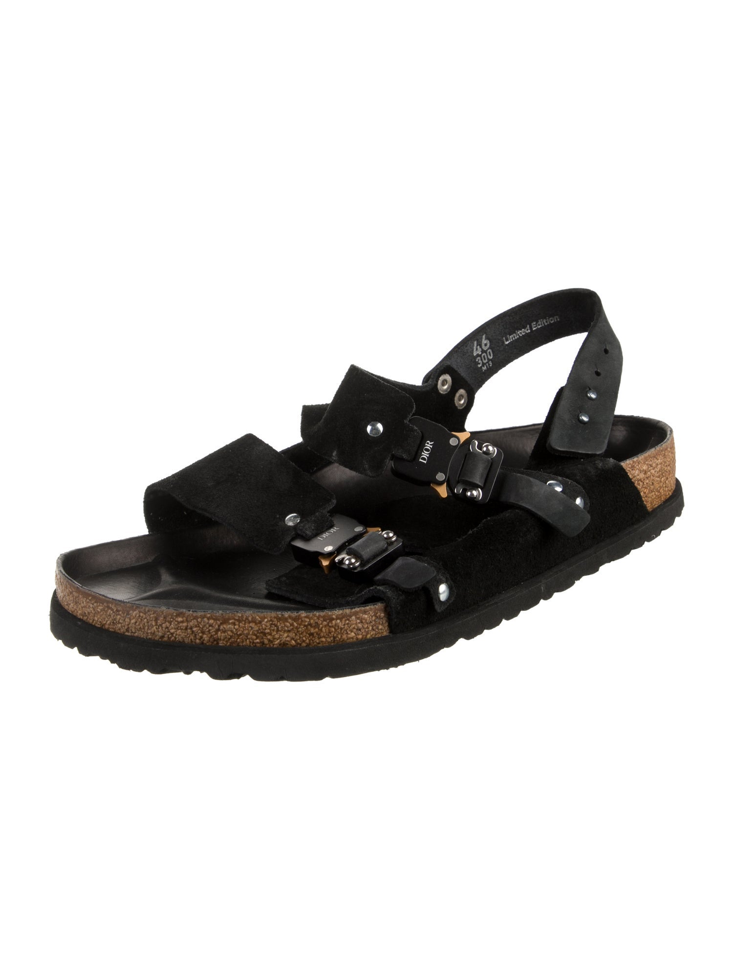 DIOR x Birkenstock Milano Suede Sandals