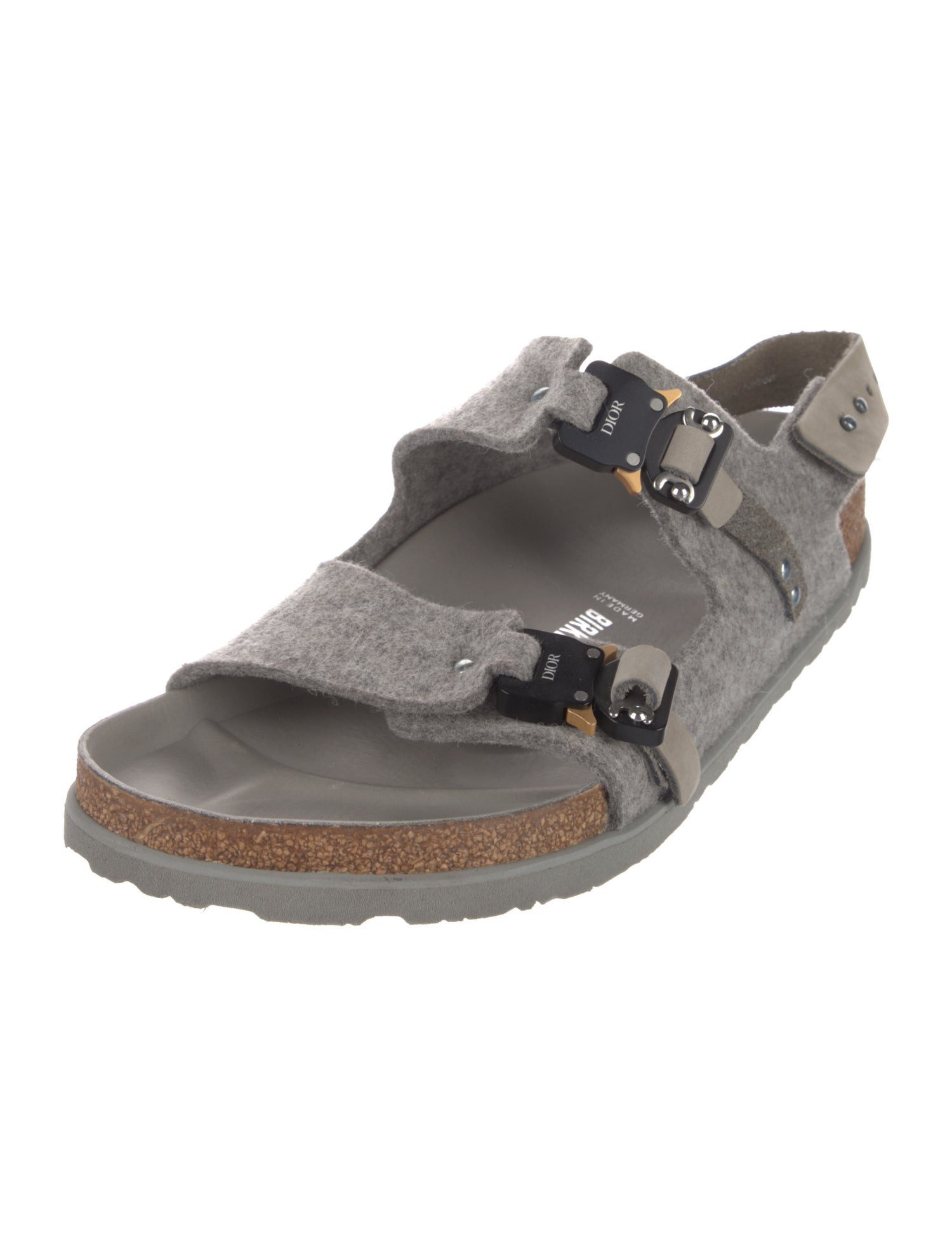 DIOR x Birkenstock Milano Wool Sandals