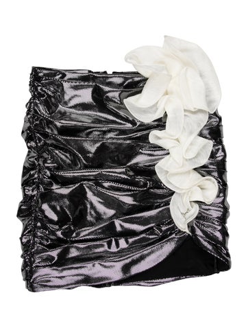 Daniele Carlotta Skirts Ruffle Embellishment Mini Skirt Us2, It38 | XS