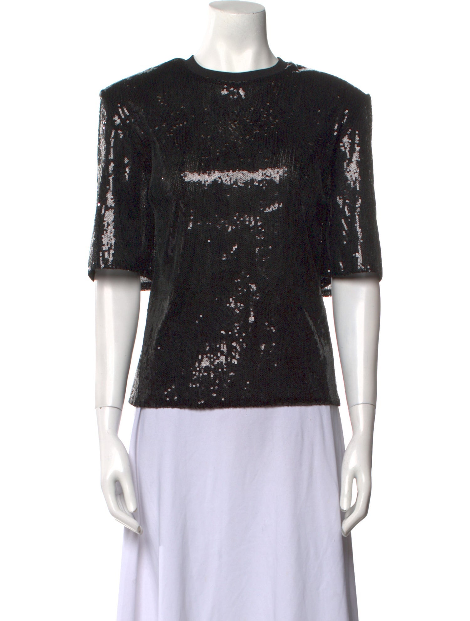 Daniele Carlotta Silk Crew Neck Blouse w/ Tags