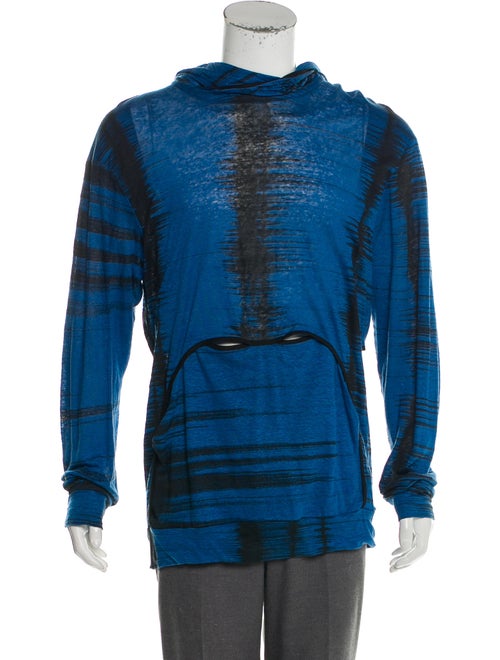 Damir Doma Abstract Linen T-Shirt black