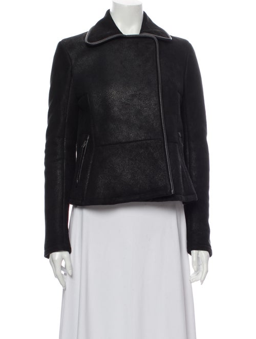 Damir Doma Lamb Leather Jacket Black