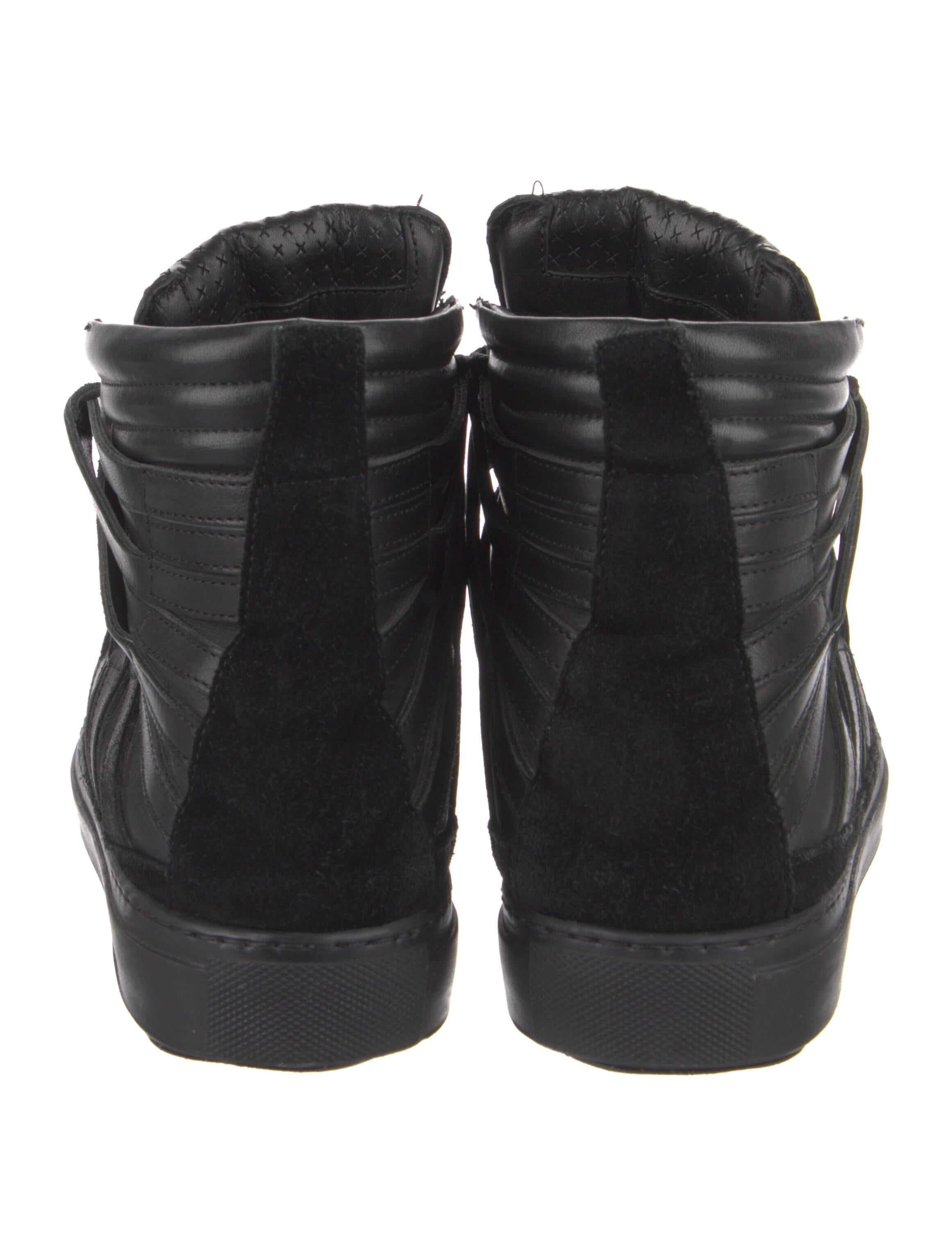 Damir Doma Leather Chunky Sneakers - Black Sneakers, Shoes