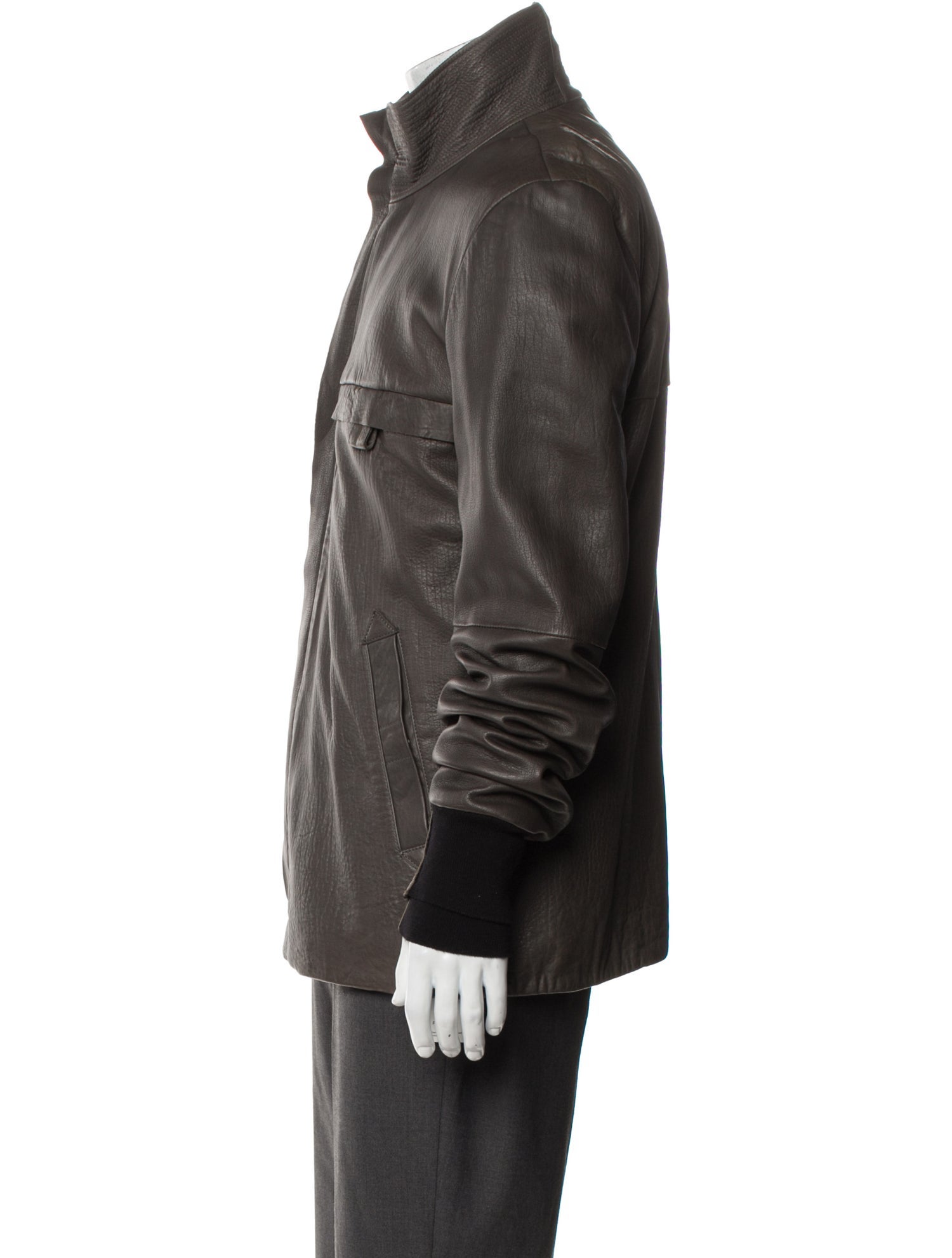 Damir Doma Camel Leather Moto Jacket